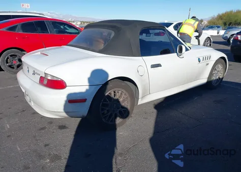 2001 BMW Z3 2.5I z USA, uszkodzony, nr VIN WBACN33431LM04082